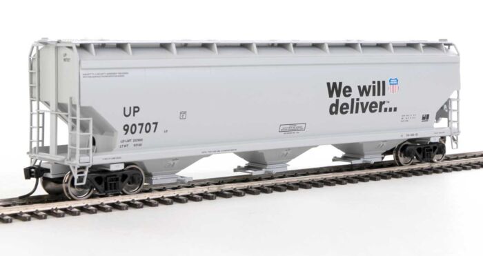 Walthers 910-7733 HO Union Pacific 60' NSC 5150 3-Bay Covered Hopper #90707