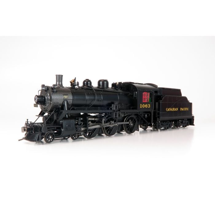 Rapido Trains 602505 HO CPR D10k Class Steam Locomotive DCC/Sound #1063