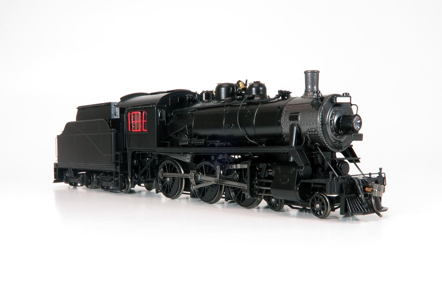 Rapido Trains 602014 HO Unlettered Low Light D10 Steam Locomotive Standard DC