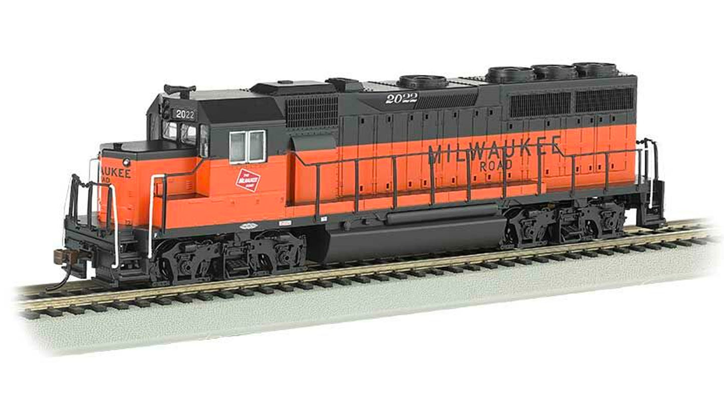 Bachmann 60316 HO Milwaukee Road EMD GP40 Diesel Locomotive with DCC #2022