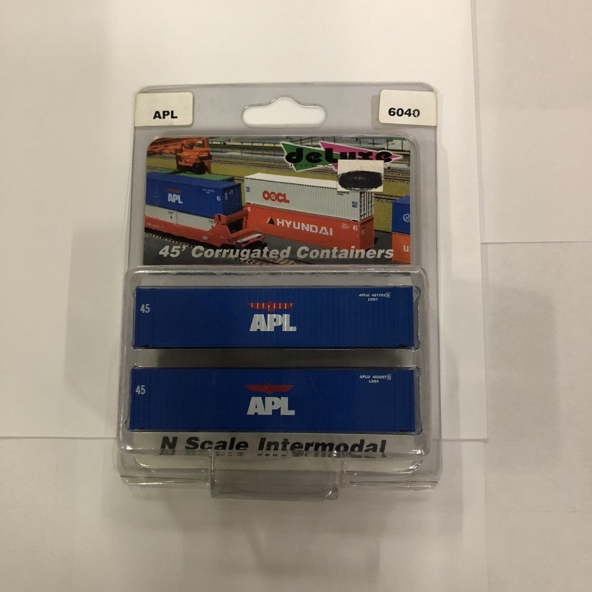 Deluxe Innovations 6040 N Scale APL 45' Corrugated Containers (Pack of 2)