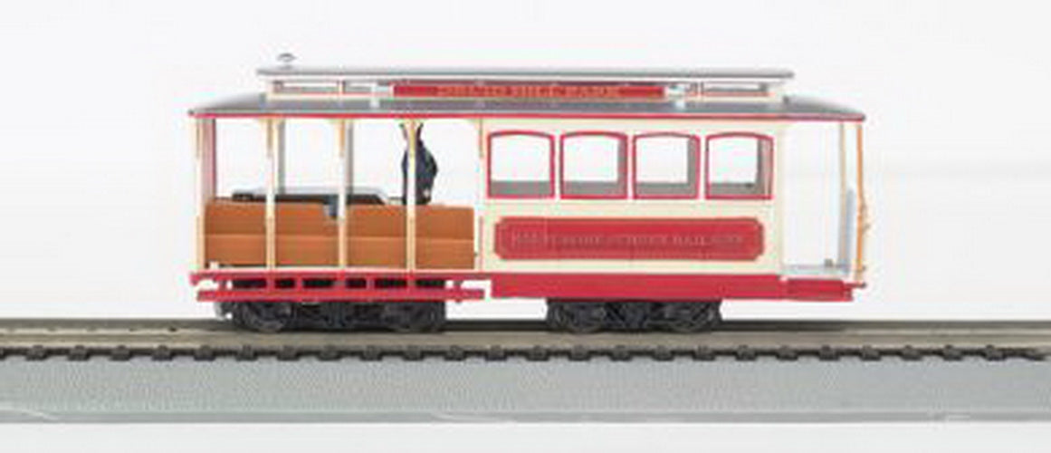 Bachmann 60533 HO Baltimore Cable Car Electric Locomotive (white, red)