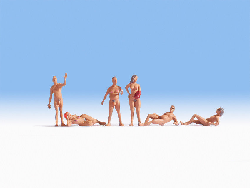 Noch 36843 N Nudists Figures (Set of 6)