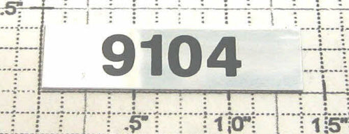 Lionel 9104-10 Amtrak Number Board Plaque