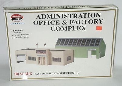 Model Power 610 HO Administration Office & Factory Complex Building Kit