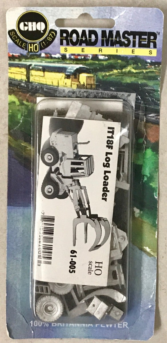 GHQ 61005 HO Scale IT18F Log Loader Pewter Kit With Operator Figure