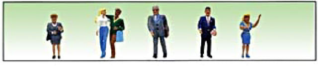 Model Power 6178 O Walking People Figures (Set of 5)