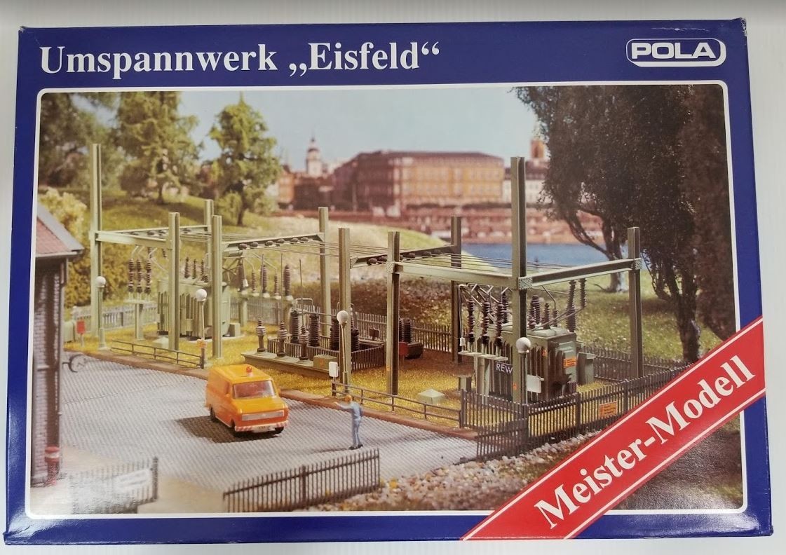 Pola 618 HO Eisfield Transformer Station Building Kit