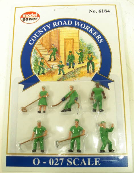 Model Power 6184 Set of 6 Country Road Worker Figures