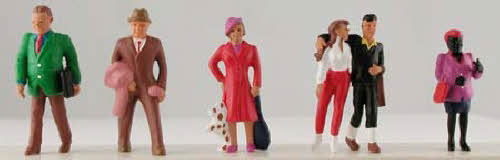 Model Power 6185 O Scale Set of 6 Traveler Figures