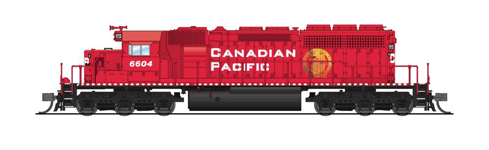 Broadway Limited 6195 N Canadian Pacific EMD SD40-2 Diesel Locomotive DCC #6608