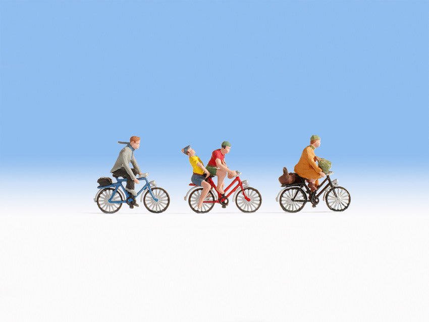 Noch 15898 HO Cyclists Figures (Set of 3)