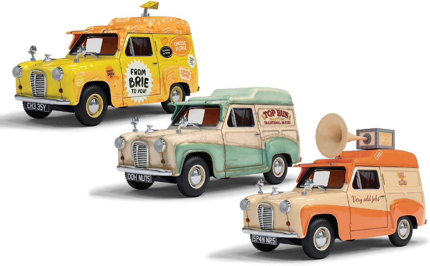Corgi CC80505 1:43 Wallace & Gromit Austin A35 Van Collection Diecast Model