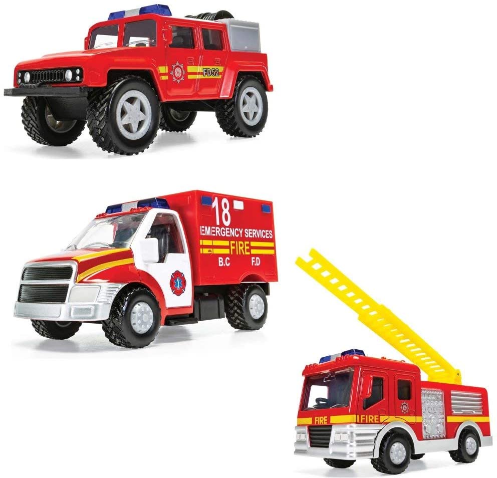 Corgi CHP06 Chunkies Fire Dept Off Road Truck, Fire Truck & Rescue Truck