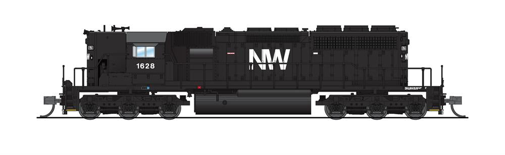 Broadway Limited 6212 N Norfolk & Western EMD SD40-2 Diesel Locomotive DCC #1628