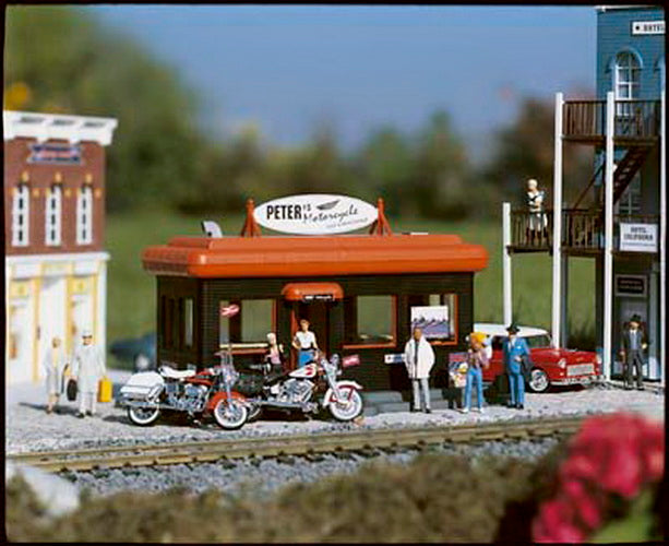 Piko 62259 G Scale Motorcycle Maintenance Shop Building Kit