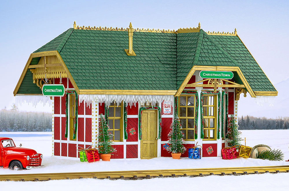 Piko 62268 G ChristmasTown Station Building Kit