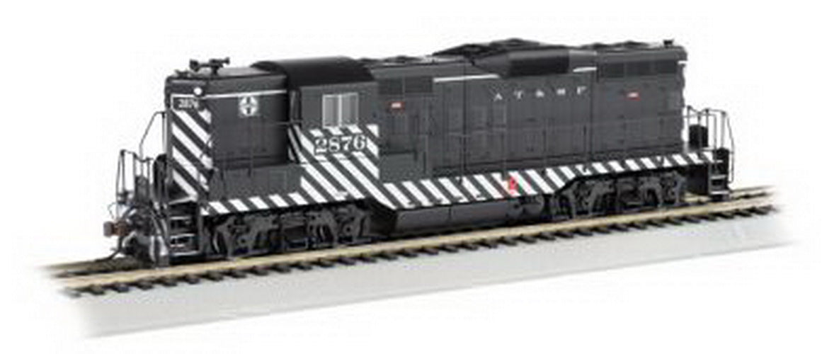 Bachmann 62803 HO Santa Fe Zebra Stripe GP9 w/DCC #2876