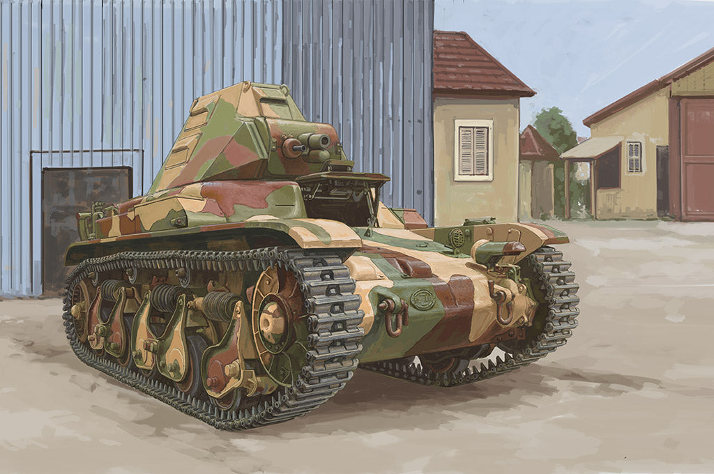Hobby Boss 83894 1:35 French R35with FCM Turret Military Tank Model Kit