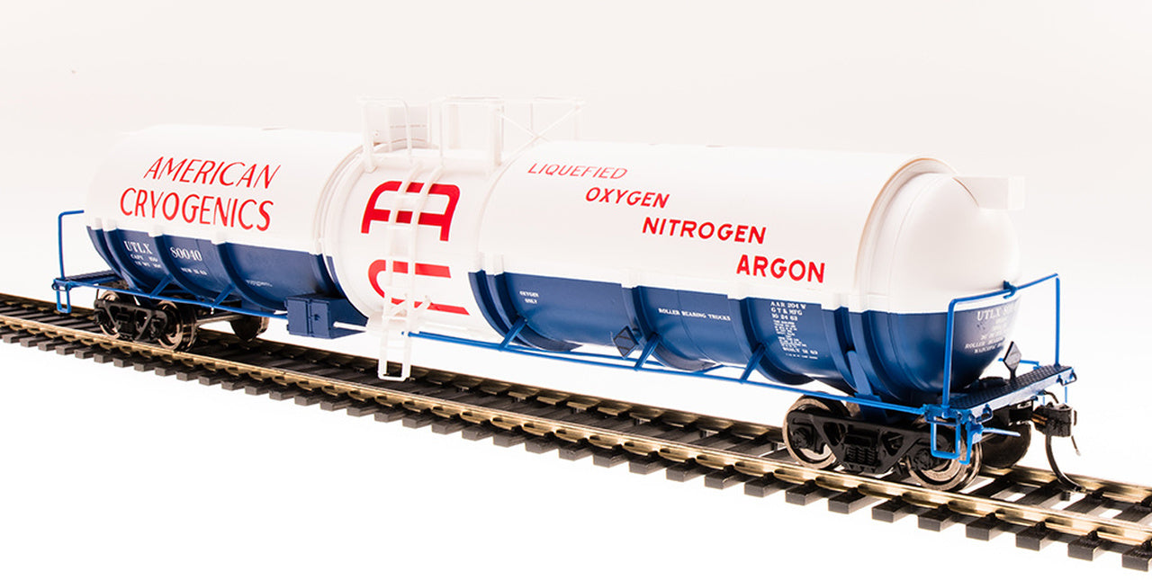 Broadway Limited 6322 HO American Cryogenics Cryogenic Single Tank Car