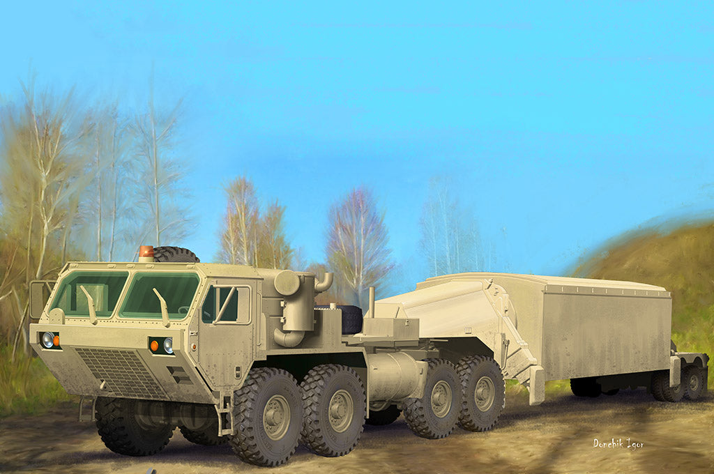 Trumpeter 07177 1:72 M983 Tractor with AN/TPY-2 X Band Radar Armor Model Kit
