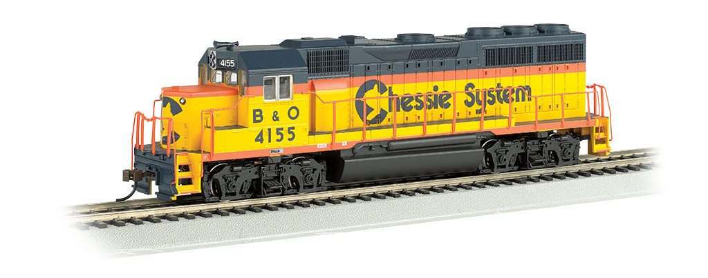Bachmann 63533 HO Chessie System EMD GP40 Diesel Locomotive #4155