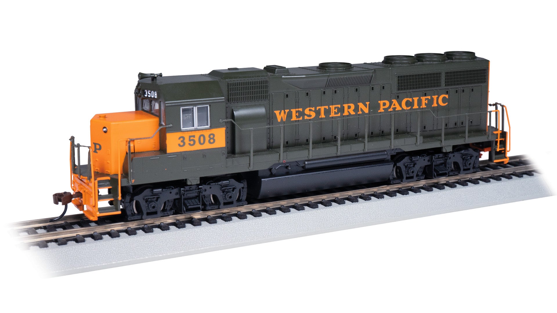 Bachmann 63541 HO Western Pacific EMD GP40 Diesel Locomotive #3508