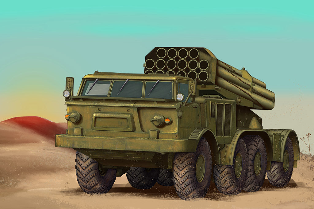 Trumpeter 7180 1:72 Russian 9P140 TEL Armor Plastic Model Kit
