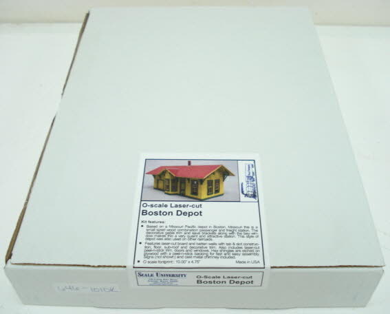 Scale University 646-1010K O Scale Laser Cut Boston Depot Building Kit