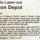 Scale University 646-1010K O Scale Laser Cut Boston Depot Building Kit