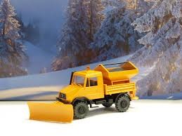 Wiking 64601 HO Unimog Highway Department Truck