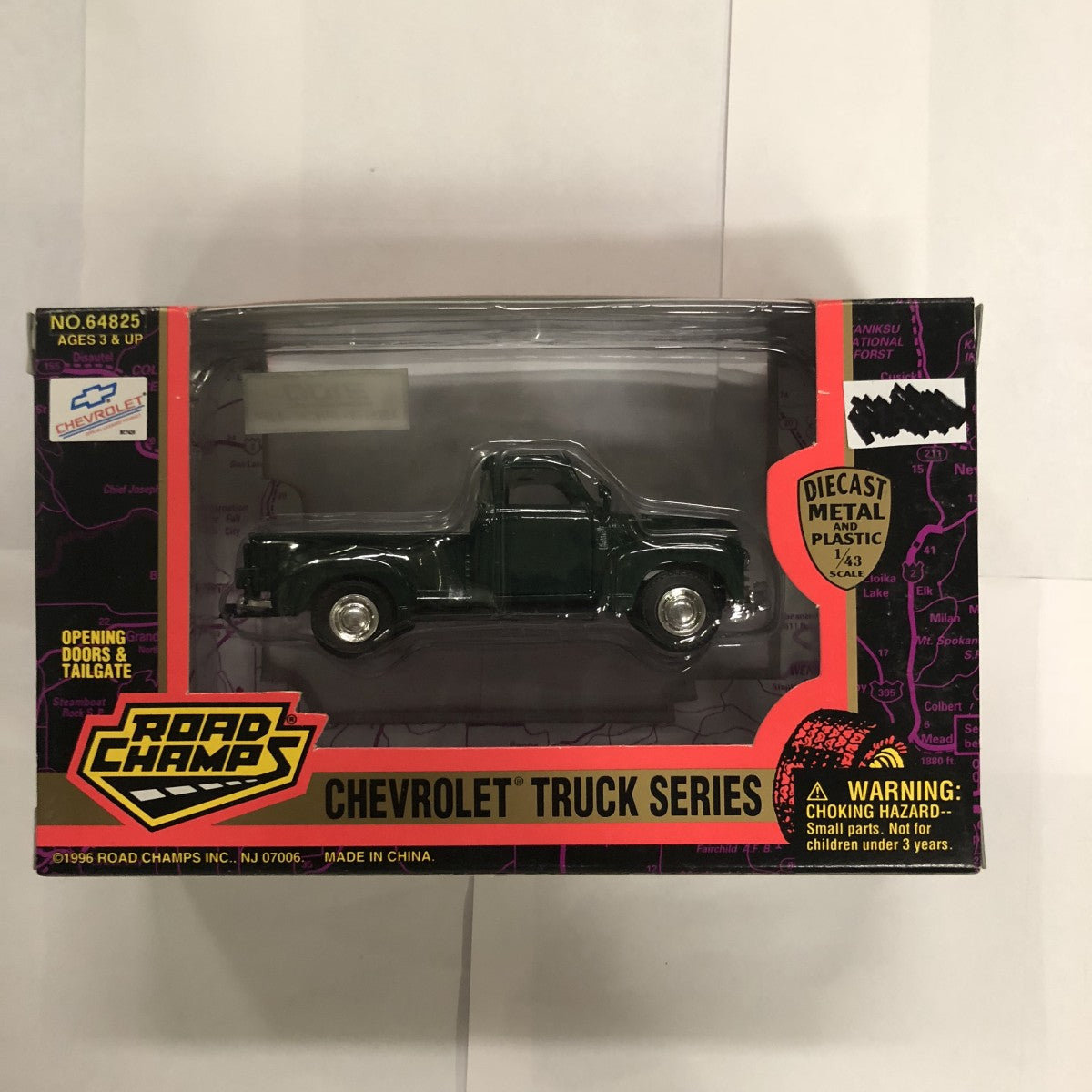 Road Champs 64825 1:43 Scale Green 1953 3100 Pick Up
