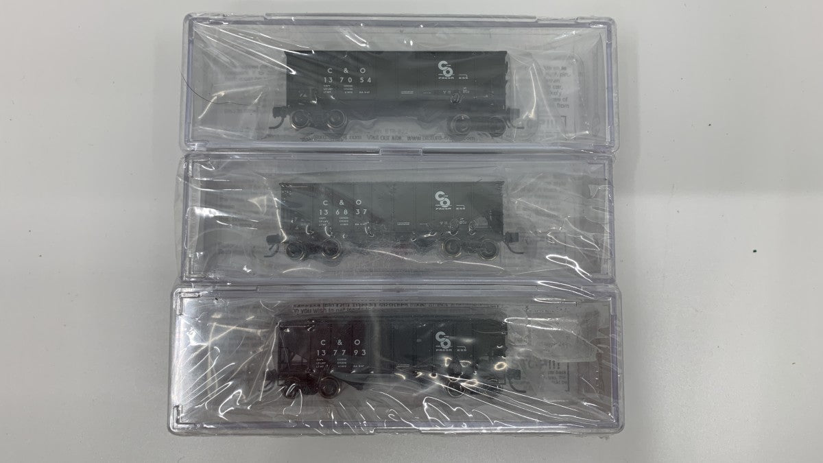 Bluford Shops 65013 N Chesapeake & Ohio 8-Panel 2-Bay Hopper (3)