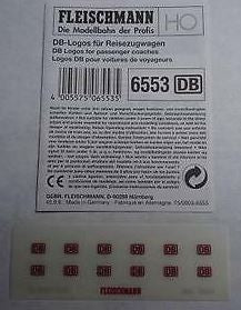 Fleischmann 6553 HO DB-Logos for Passenger Coaches
