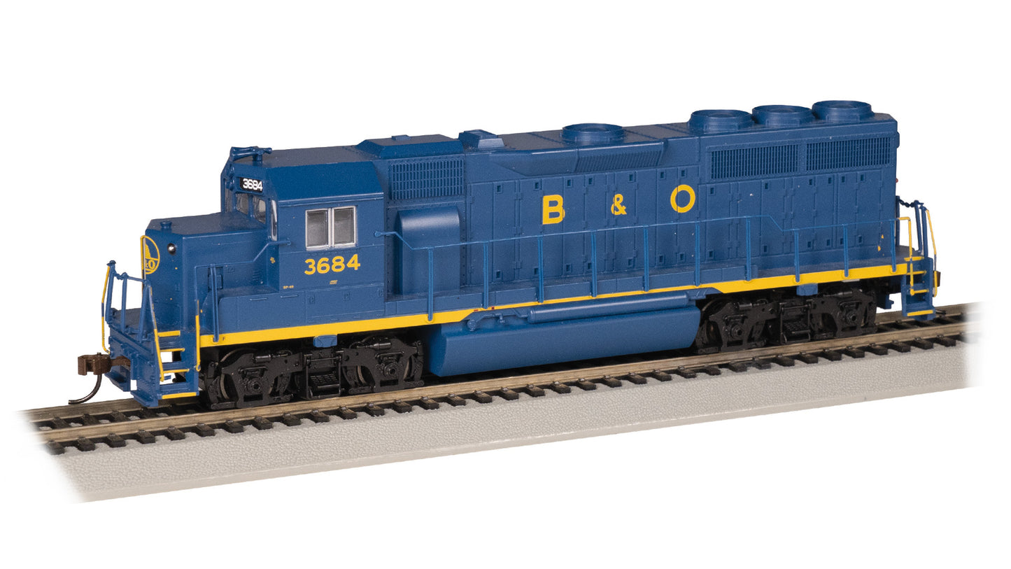 Bachmann 66308 HO Baltimore and Ohio EMD GP40 Diesel Locomotive #3684