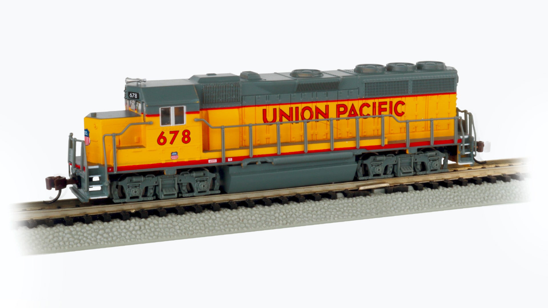 Bachmann 66357 N Union Pacific EMD GP40 Diesel Locomotive #678