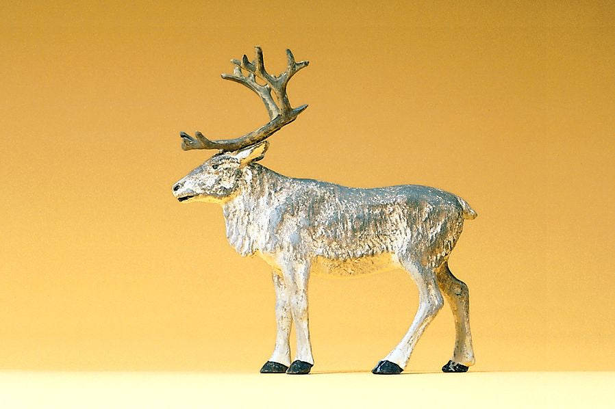 Preiser 47538 G Animals - Standing Reindeer Figure