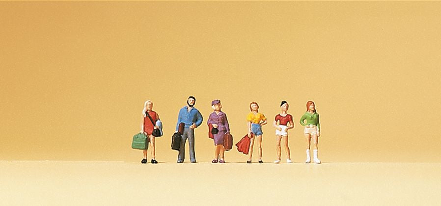 Preiser 79023 N Teenagers Passenger Figures (Set of 6)