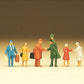 Preiser 79028 N Arriving Passengers Figures (Set of 6)