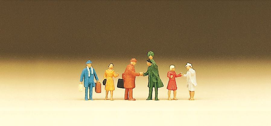 Preiser 79028 N Arriving Passengers Figures (Set of 6)