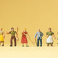 Preiser 79040 N Farm Workers Figures (Set of 6)