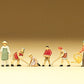 Preiser 79046 N Gardeners with Tools Figures (Set of 6)