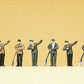 Preiser 79056 N Engine Drivers & Stokers Figures (Set of 6)