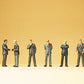 Preiser 79113 N Standing Businessmen Figures (Set of 6)