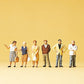 Preiser 79158 N Standing Passers-By Figures (Set of 6)