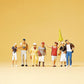 Preiser 79163 N Guide with Tourists Figures (Set of 7)