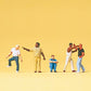 Preiser 79175 N Street Scene/Fight Figures (Set of 5)