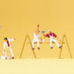 Preiser 79177 N Painters Figures with Accessories (Set of 5)