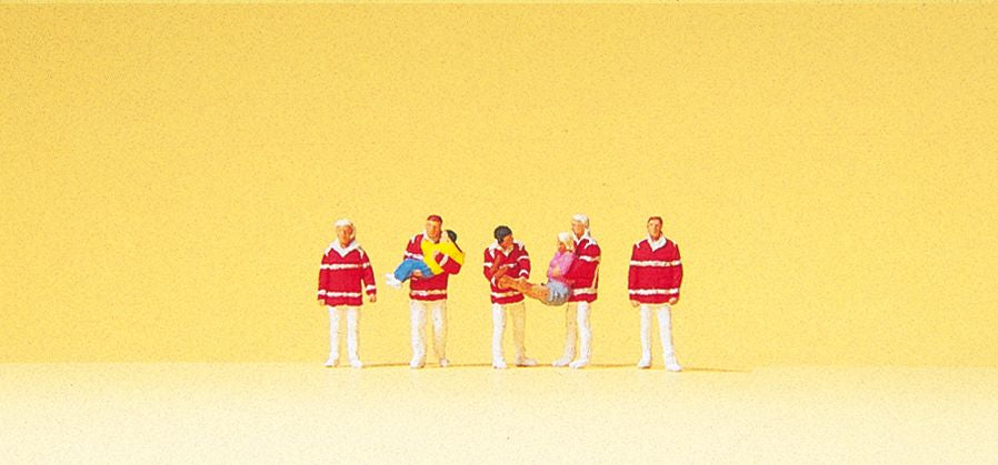 Preiser 79196 N Emergency Team and Patient Figures (Set of 4)