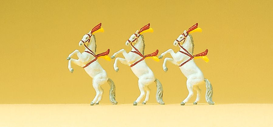 Preiser 79712 N Animals - Show Horses Figures (Set of 3)